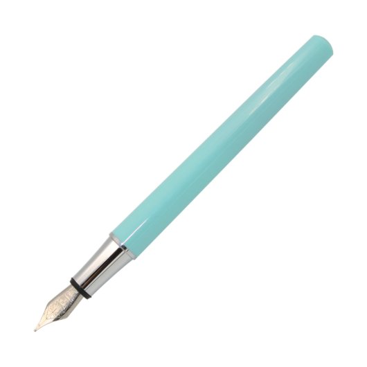 Turquoise Schmidt German Made Fountain Pen  (Front)