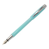 Turquoise Schmidt German Made Fountain Pen  (Front)