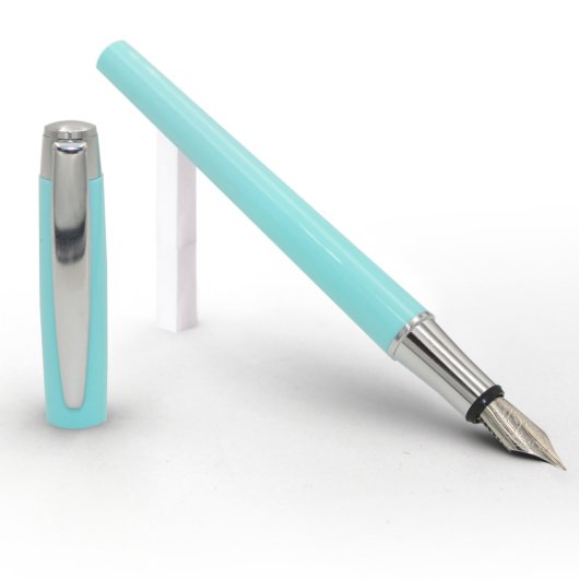 Turquoise Schmidt German Made Fountain Pen  (3/4)