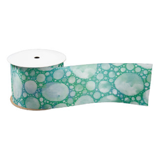 Turquoise Sea Foam Ribbon | Ocean Bubbles