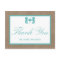 Turquoise Seahorse Burlap Beach Wedding Collection