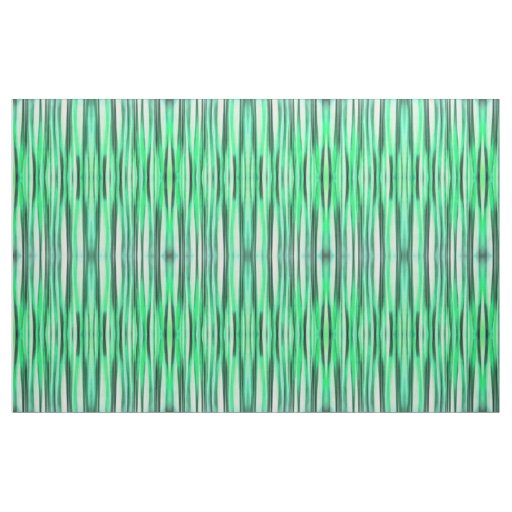 Turquoise Serenity Stripy Pattern Fabric