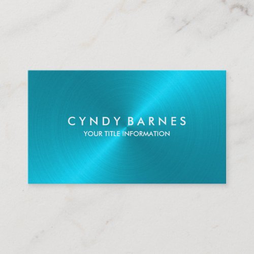 Turquoise Sheen Business Card