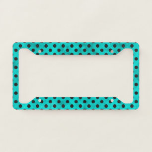 Turquoise Skulls and Sunflower Series Design 12  License Plate Frame