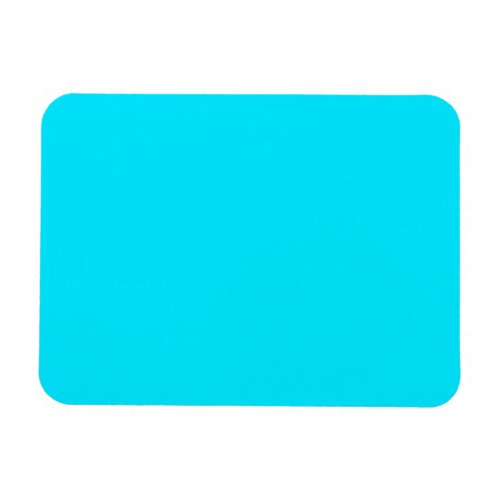 Turquoise Sky Blue Color Customize This Magnet