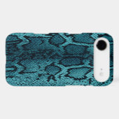 Turquoise snake skin Case-Mate iPhone case (Back (Horizontal))