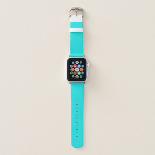 Turquoise Solid Color Customize It Apple Watch Band