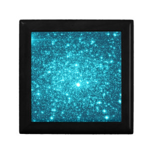 Turquoise Sparkle Jewelry Box