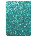 Turquoise Sparkles: Bright Close-Up Foundation iPad Air Cover