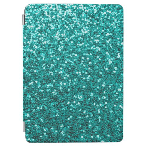Turquoise Sparkles Bright Close_Up Foundation iPad Air Cover