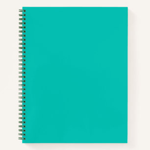 Turquoise Spiral Notebook