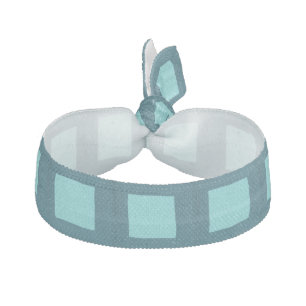 Turquoise Squares Hair Ties