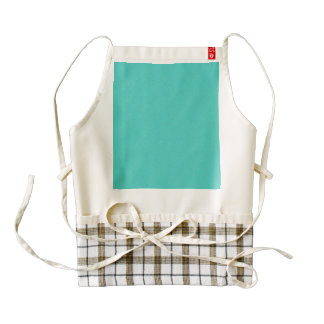 Turquoise Star Dust Zazzle HEART Apron