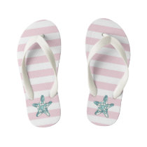 Turquoise Starfish ⎢Kids Flip Flops Turquoise Starfish ⎢Kids Flip Flops