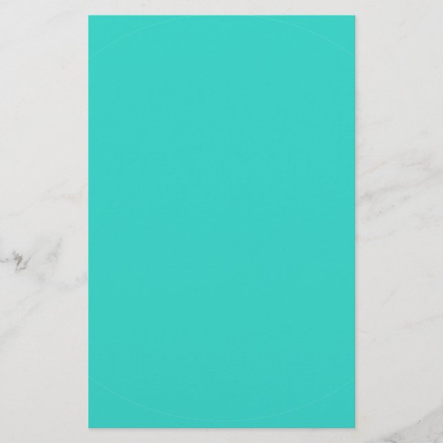 Turquoise Stationery (Front)