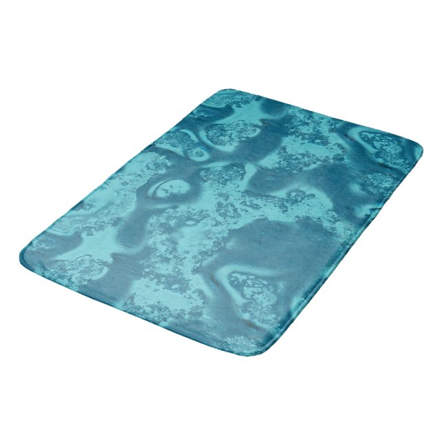 Turquoise Stone Bath Mat (Angled)