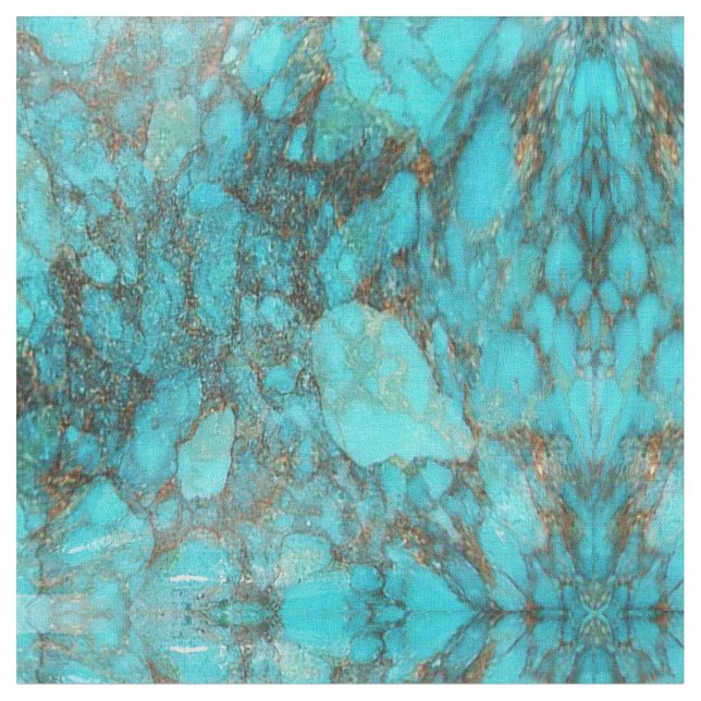 Turquoise Stone Fabric (Close Up)