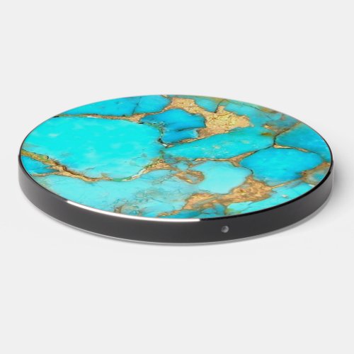 turquoise stone wireless charger 