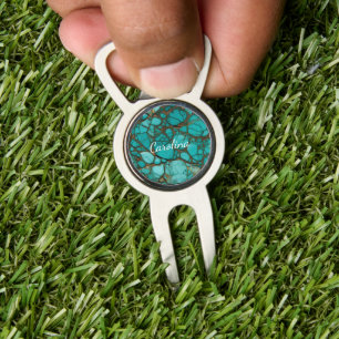 Turquoise Stones Divot Tool