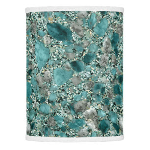 Turquoise Stones Lamp Shade