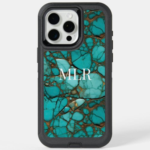 Turquoise Stones  iPhone 15 Pro Max Case