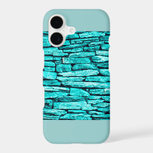 Turquoise Stones Wall Phone Case