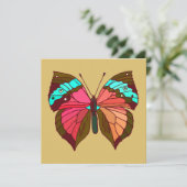 Turquoise Striped Butterfly (Standing Front)