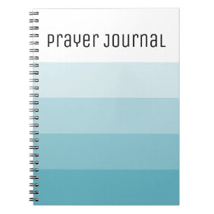 Turquoise Stripes Prayer Journal