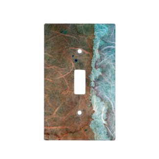 Turquoise Tan Vintage Wallpaper Abstract