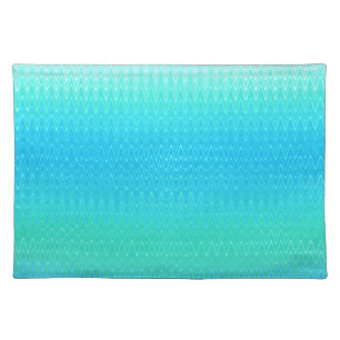 Turquoise Teal Blue Green Abstract Pattern Placemat
