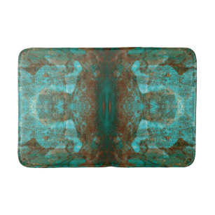 Brown And Turquoise Bath Mats Rugs, Brown And Turquoise Bathroom Rugs