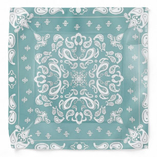 Turquoise Teal Mandala Bandana