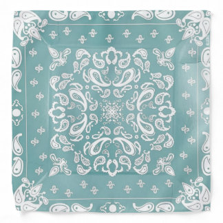 Turquoise Teal Mandala Bandana