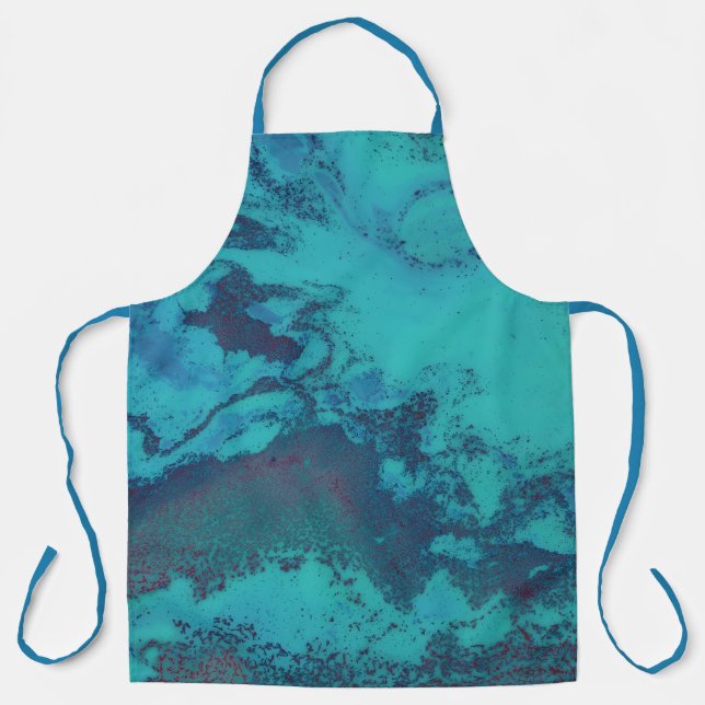 Turquoise Tidal Abyss Apron (Front)
