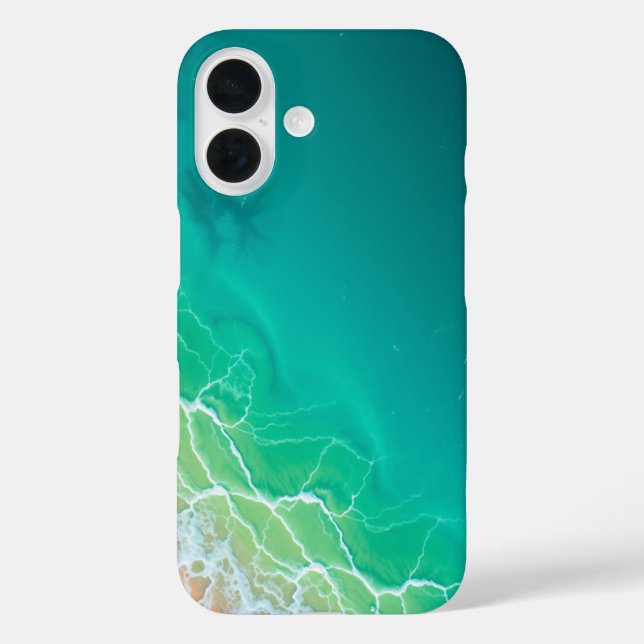 Turquoise Tides: A Tropical Escape Case-Mate iPhone Case (Back)