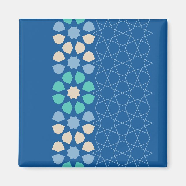 Turquoise Tranquility Rhythm Magnet (Front)