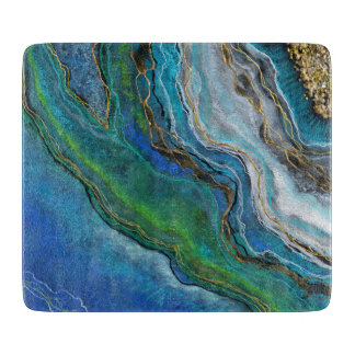 Turquoise Treasure Geode Cutting Board
