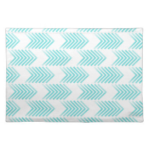 Turquoise Tribal Arrow Pattern Placemat
