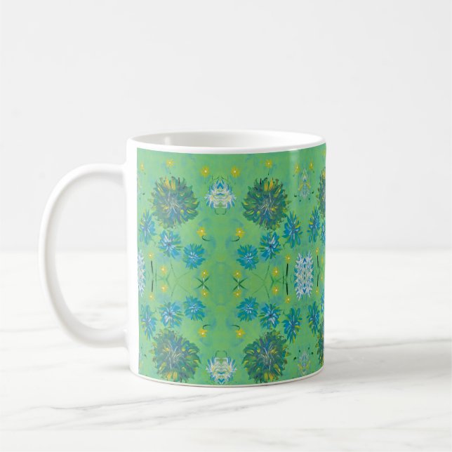 Turquoise Twinkles Coffee Mug (Left)