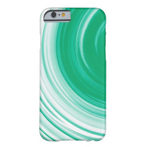 Turquoise Twist Abstract Background Barely There iPhone 6 Case