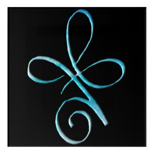 Turquoise Unconditional Love Acrylic Print