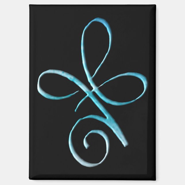 Turquoise Unconditional Love Magnet (Front)
