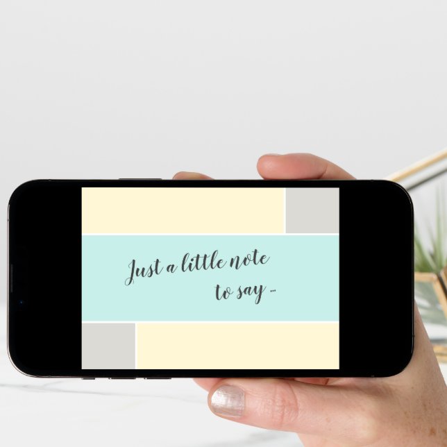 Turquoise Vanilla Custom Sonogram Photo Pregnancy Announcement (Front Digital)