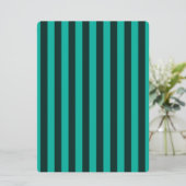 Turquoise Vertical Stripes Customize This! (Standing Front)