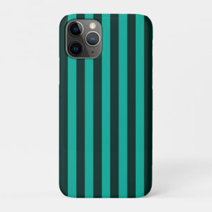 Turquoise Vertical Stripes Customize This! iPhone 11 Pro Case