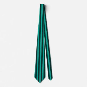 Turquoise Vertical Stripes Customize This! Tie
