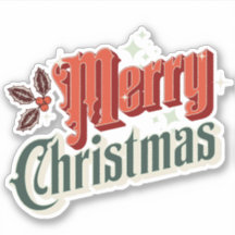 Turquoise vintage Christmas design