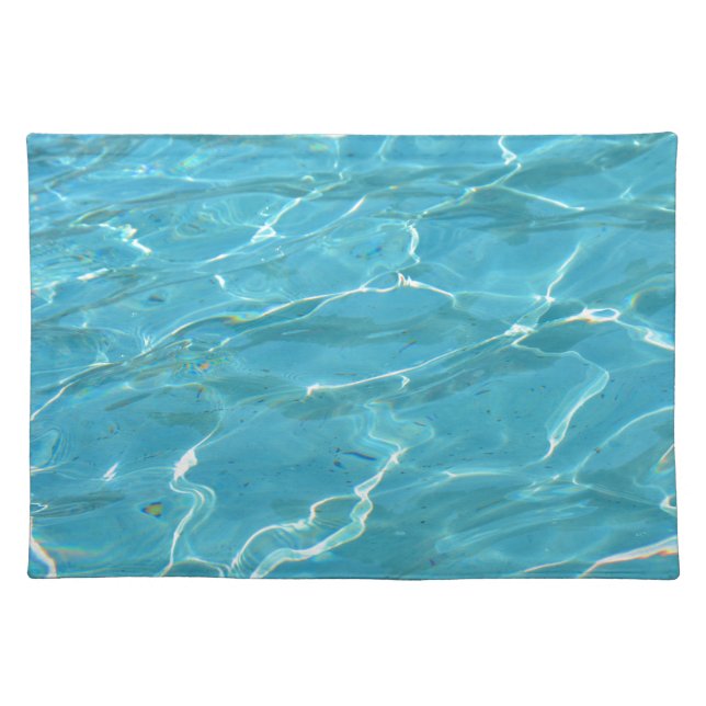 Turquoise Water Cloth Placemat (Front)
