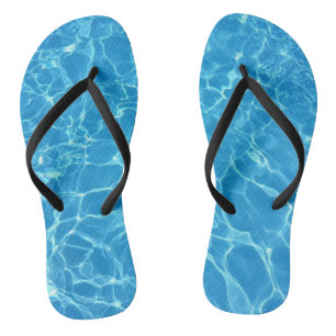 Turquoise Water Flip Flops