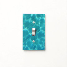 Turquoise Water Light Switch Cover